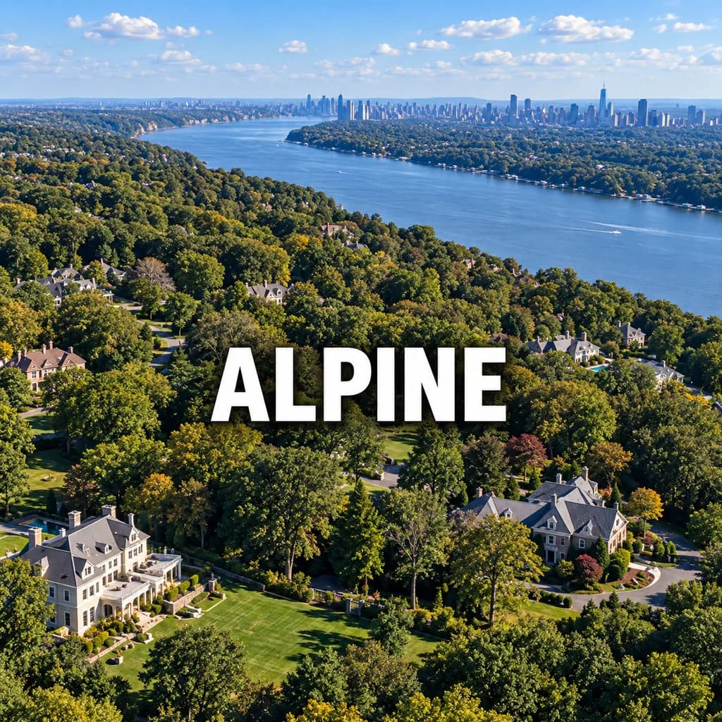 Automatic gate installation team near the Palisades overlooking the Hudson River in Alpine, NJ