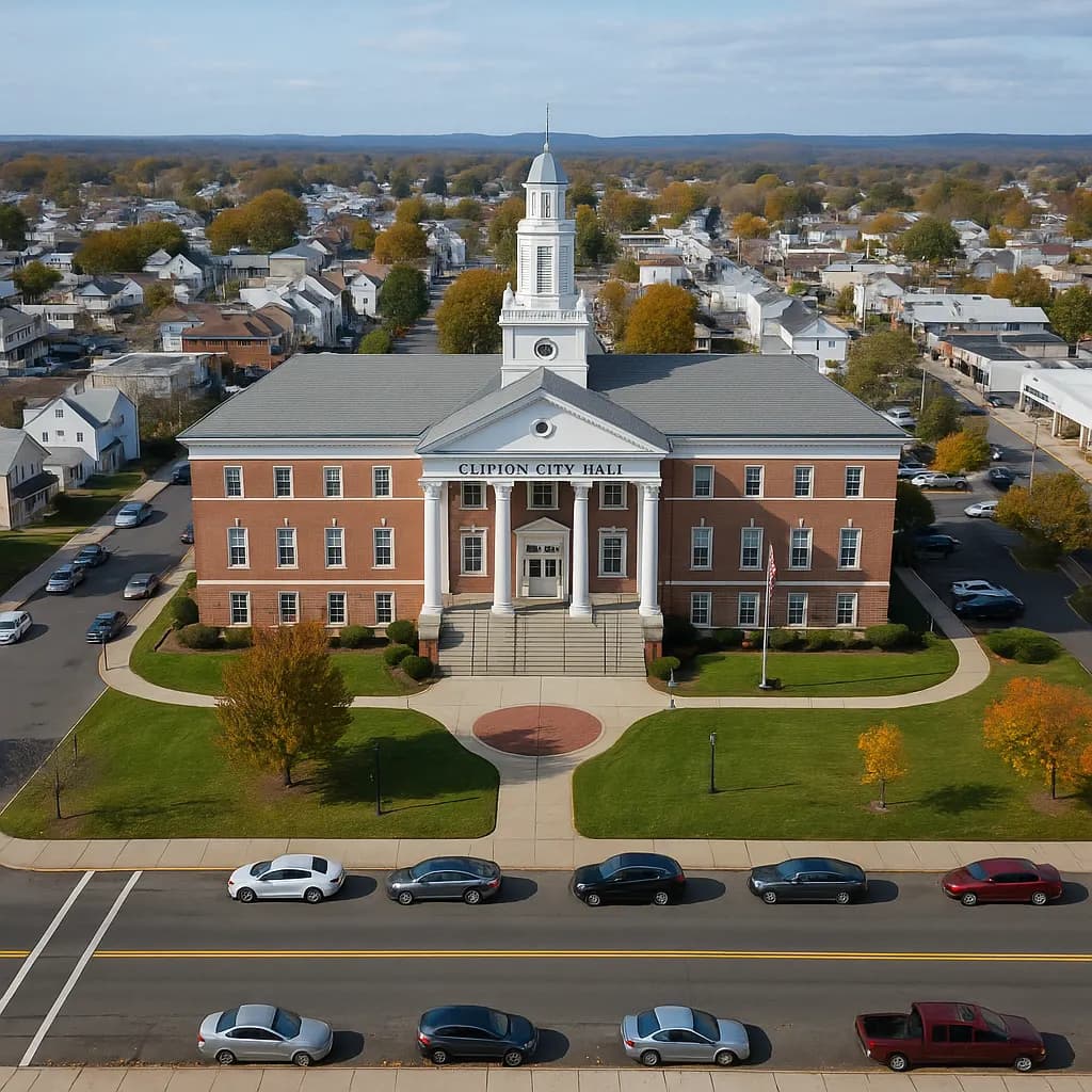 Automatic gate installation team near Clifton City Hall in Clifton, NJ