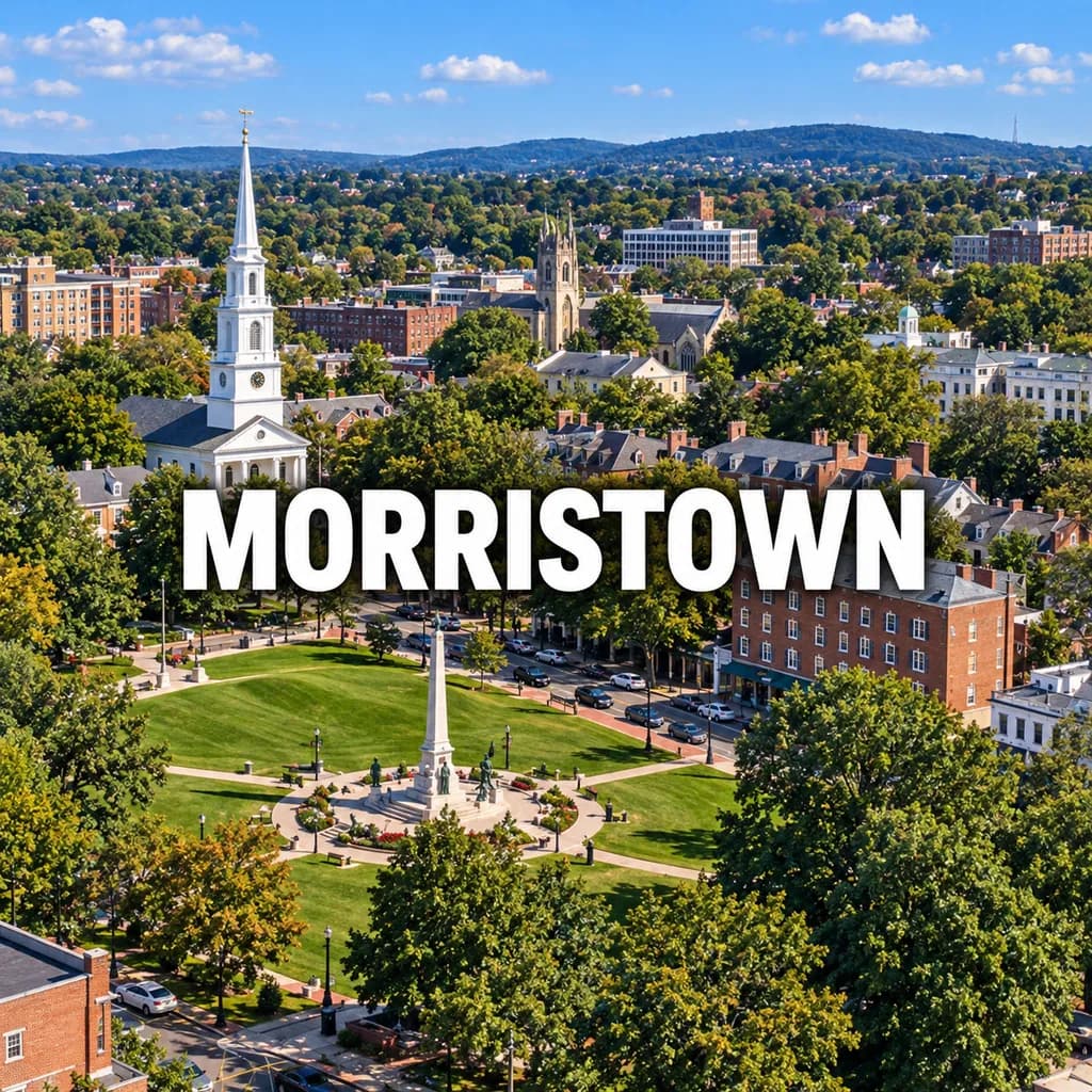 Automatic gate installation team near the Morristown Green in Morristown, NJ